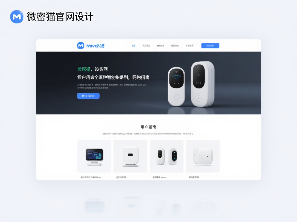 微密猫官网设计简洁大方，用户可以轻松浏览